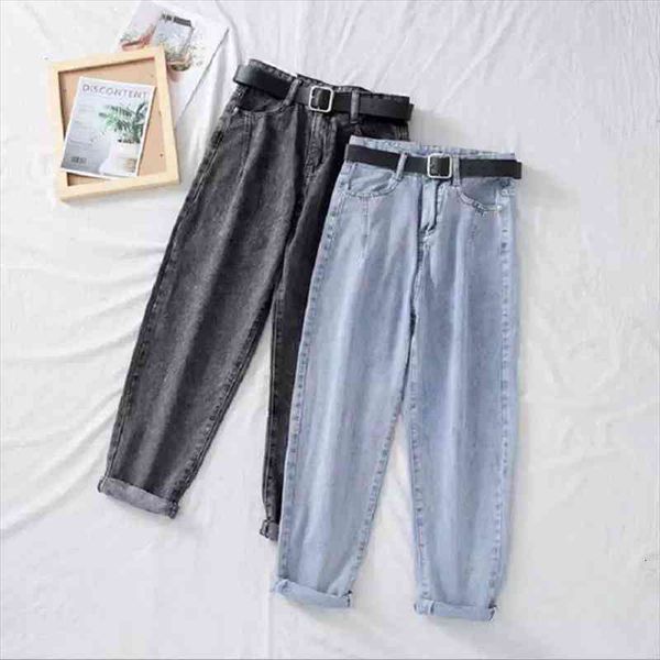 ladies loose harem jeans campus travel female students autumn high waist thin section wild trend casual wide-leg pants, Blue
ladies loose harem jeans campus travel female students autumn high waist thin section wild trend casual wide-leg pants, Blue
