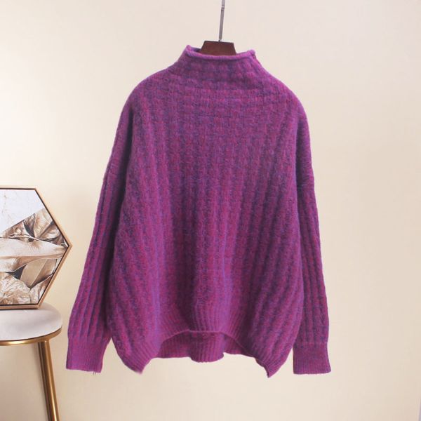 women's sweaters sweatersloose lazy autumn winter women's thickened half high collar twist pullover coarse wool sweater lndu, White;black
women's sweaters sweatersloose lazy autumn winter women's thickened half high collar twist pullover coarse wool sweater lndu, White;black