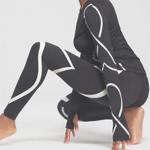 arrival black white fitness leggings women striped skinny legging sporting workout pant sweatpants pants 210607
arrival black white fitness leggings women striped skinny legging sporting workout pant sweatpants pants 210607