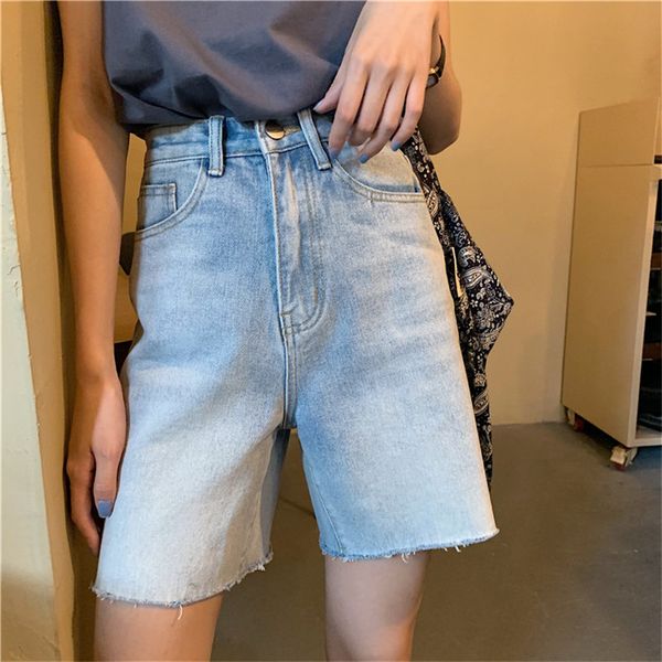 ol high waist straight short pants women bottoms summer work wear denim s woman casual loose jeans 210421, White;black
ol high waist straight short pants women bottoms summer work wear denim s woman casual loose jeans 210421, White;black