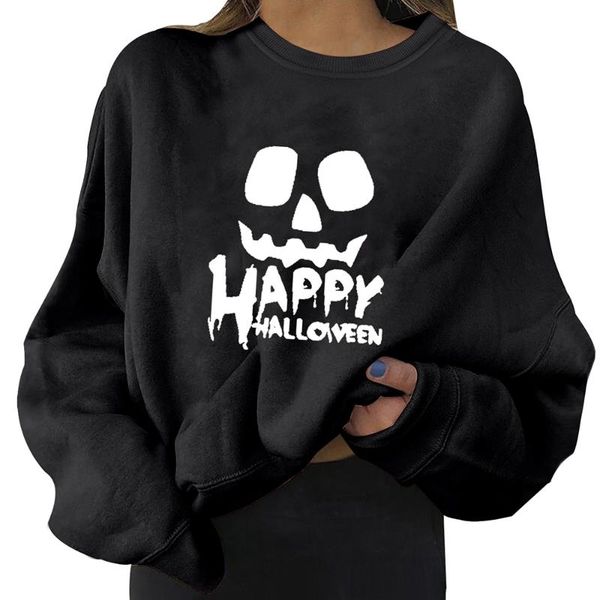 women's hoodies & sweatshirts womens halloween letter print sweatshirt round neck festival long sleeve blouse fashion clothes autumn ca, Black
women's hoodies & sweatshirts womens halloween letter print sweatshirt round neck festival long sleeve blouse fashion clothes autumn ca, Black