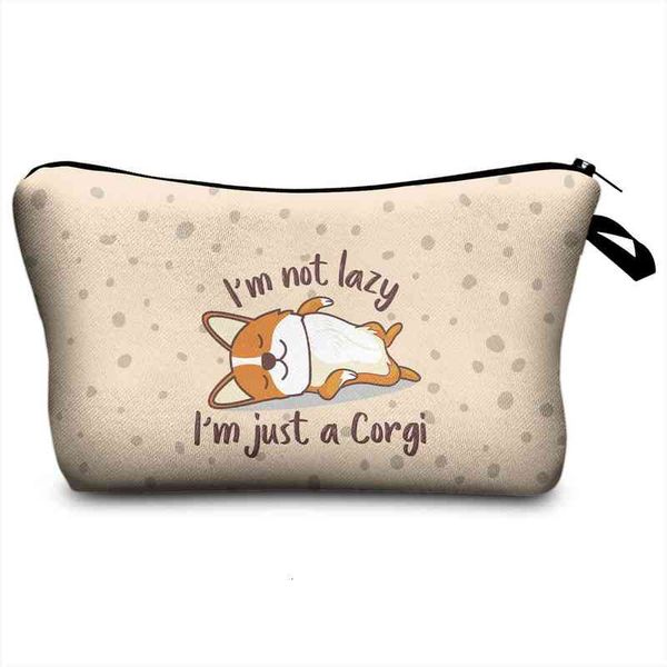 lazy corgi printing girls cosmetic bag cartoon print travel make up toilet organizer women makeup
lazy corgi printing girls cosmetic bag cartoon print travel make up toilet organizer women makeup