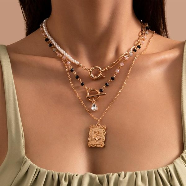 pendant necklaces lacteo vintage carved coin rose flower circle stick heart necklace for women fashion trendy chunky chain choker, Silver
pendant necklaces lacteo vintage carved coin rose flower circle stick heart necklace for women fashion trendy chunky chain choker, Silver