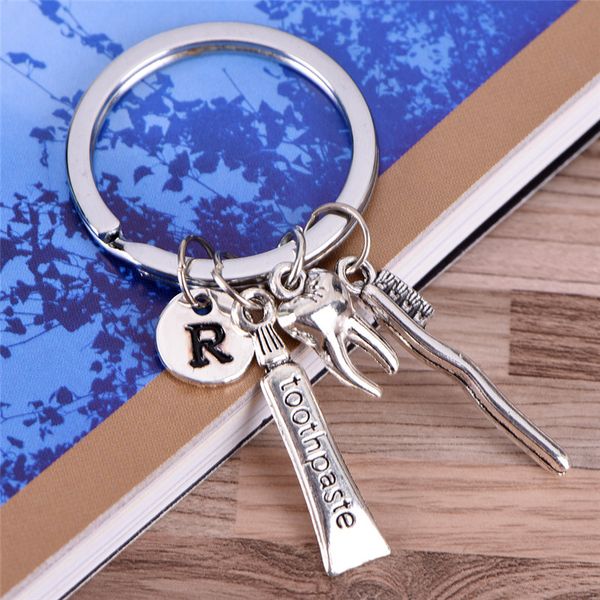 key chain ring dental hygienist keychain tooth /r /toothbrush /toothpaste charm for car bag key handbag keychain, Silver
key chain ring dental hygienist keychain tooth /r /toothbrush /toothpaste charm for car bag key handbag keychain, Silver