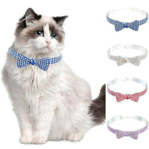 cat collars & leads adjustable pet necklace shiny rhinestones collar bling kitten dog bow tie pets pos props supplies
cat collars & leads adjustable pet necklace shiny rhinestones collar bling kitten dog bow tie pets pos props supplies