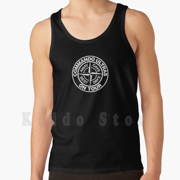 men' tank commando ultras marseille on tour , away days vest sleeveless, White;black
men' tank commando ultras marseille on tour , away days vest sleeveless, White;black