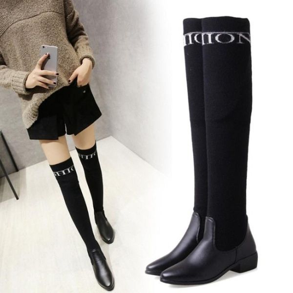 boots womens knitting stretchy over the knee chunky heel shoes long slim riding plus size warm winter autumn styles 2022, Black
boots womens knitting stretchy over the knee chunky heel shoes long slim riding plus size warm winter autumn styles 2022, Black