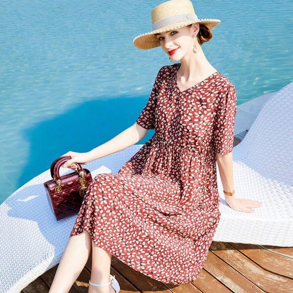 party dresses summer women half sleeved a-line o-neck dress female floral printed retro faux silk elegant fashion vestido j40 j1ok, White;black
party dresses summer women half sleeved a-line o-neck dress female floral printed retro faux silk elegant fashion vestido j40 j1ok, White;black