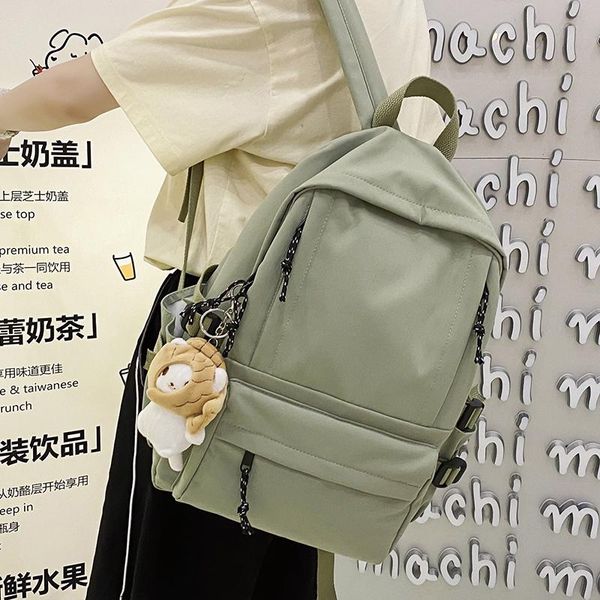 backpack simple solid color women 2021 waterproof nylon high school bags for teens fashion student female book
backpack simple solid color women 2021 waterproof nylon high school bags for teens fashion student female book