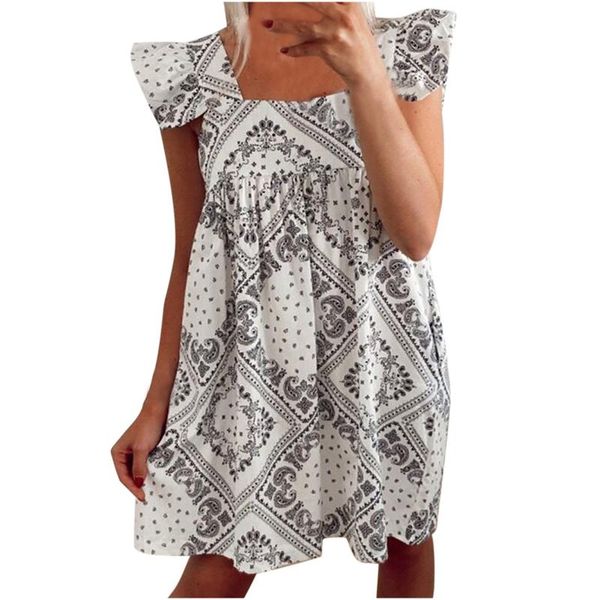 casual dresses summer women's dress fashion printed totem square neck loose skirt zomer jurkjes dames 2021, Black;gray
casual dresses summer women's dress fashion printed totem square neck loose skirt zomer jurkjes dames 2021, Black;gray