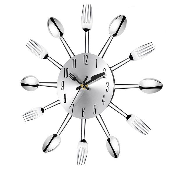 stainless steel knife and fork spoon kitchen restaurant wall clock home decoration clocks
stainless steel knife and fork spoon kitchen restaurant wall clock home decoration clocks