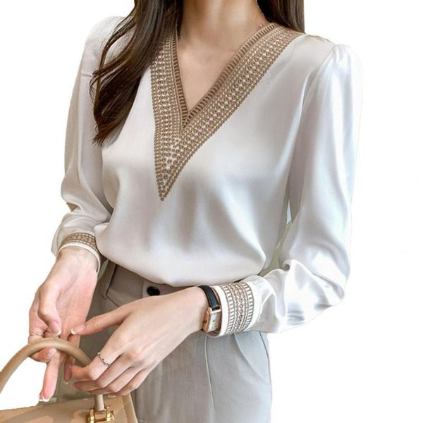 women's blouses & shirts 2021 spring casual loose women blouse shirt long sleeve embroidery white v-neck chiffon work elegant office la
women's blouses & shirts 2021 spring casual loose women blouse shirt long sleeve embroidery white v-neck chiffon work elegant office la
