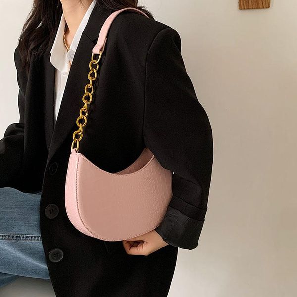 cross body 2021 design solid color alligator print women's bag simple fashion style chains single shoulder bags for women pink handbag
cross body 2021 design solid color alligator print women's bag simple fashion style chains single shoulder bags for women pink handbag