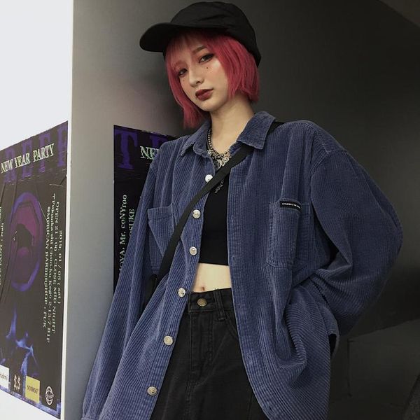 women's jackets spring autumn korean style vintage loose casual long sleeve shirt women blouse streetwear solid female, Black;brown
women's jackets spring autumn korean style vintage loose casual long sleeve shirt women blouse streetwear solid female, Black;brown