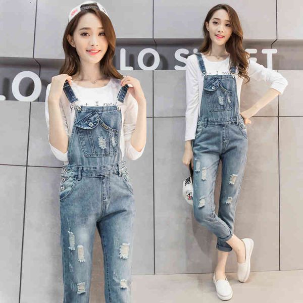 women's jumpsuits & rompers summer womens denim overalls jeans casual ripped hole pocket spring straight pants femme f147 mbz, Black;white
women's jumpsuits & rompers summer womens denim overalls jeans casual ripped hole pocket spring straight pants femme f147 mbz, Black;white