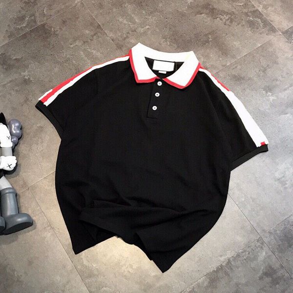 21 spring and summer new fashion brand gujia ribbon contrast simple leisure comfortable couple polo shirt short sleeve, White
21 spring and summer new fashion brand gujia ribbon contrast simple leisure comfortable couple polo shirt short sleeve, White