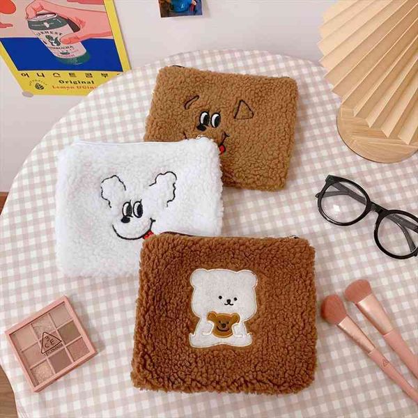 korean bear cosmetic bag for women cute dog makeup toiletry pouch fashion necessaries make up soft organizer case girls
korean bear cosmetic bag for women cute dog makeup toiletry pouch fashion necessaries make up soft organizer case girls