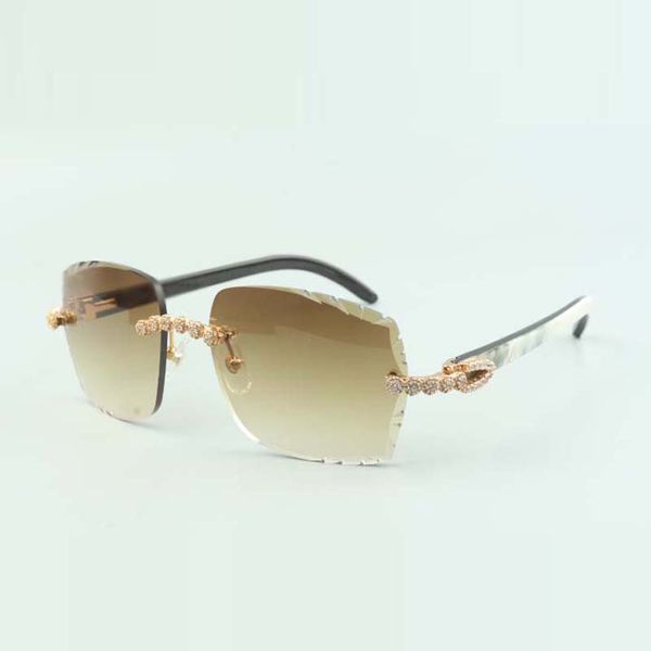 2022 exquisite bouquet diamond buffs sunglasses 3524014 with natural mixed buffalo horn sticks and cut lens 3.0 thickness,size: 18-140 mm, White;black
2022 exquisite bouquet diamond buffs sunglasses 3524014 with natural mixed buffalo horn sticks and cut lens 3.0 thickness,size: 18-140 mm, White;black