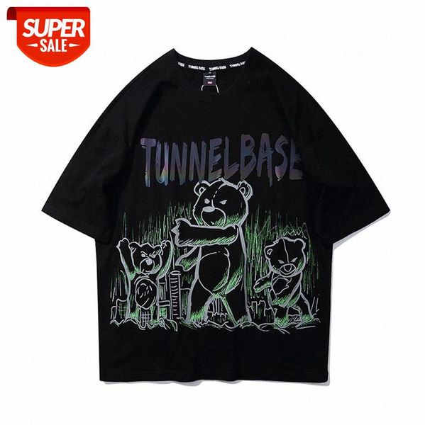 trendy american high street multicolor printed t-shirt loose bear hand-painted illustration printing stitching short-sleeved tee male #sd48, White;black
trendy american high street multicolor printed t-shirt loose bear hand-painted illustration printing stitching short-sleeved tee male #sd48, White;black