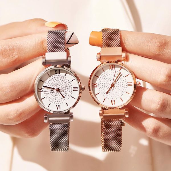 wristwatches starry sky magnet watch women fashion luxury rhinestone waterproof quartz wristwatch ladies elegant dress relogio feminino, Slivery;brown
wristwatches starry sky magnet watch women fashion luxury rhinestone waterproof quartz wristwatch ladies elegant dress relogio feminino, Slivery;brown