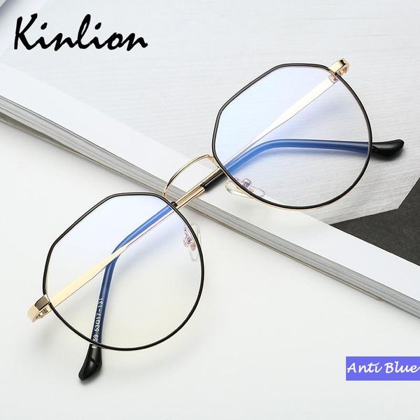 fashion sunglasses frames kinlion polygon clear blue light glasses women irregular metal men eyeglasses retro vintage frame optical gafas, Black
fashion sunglasses frames kinlion polygon clear blue light glasses women irregular metal men eyeglasses retro vintage frame optical gafas, Black