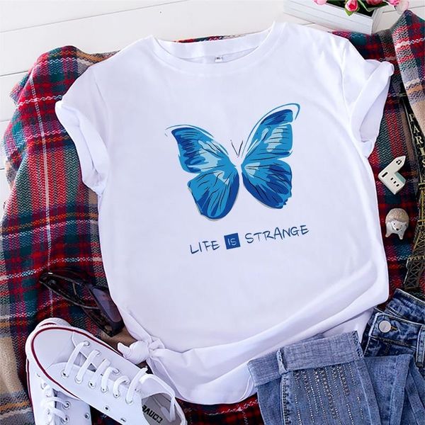 summer women t shirt cotton plus size 5xl butterfly print graphic tees short sleeve o-neck casual aesthetic woman tshirts women's t-sh, White
summer women t shirt cotton plus size 5xl butterfly print graphic tees short sleeve o-neck casual aesthetic woman tshirts women's t-sh, White