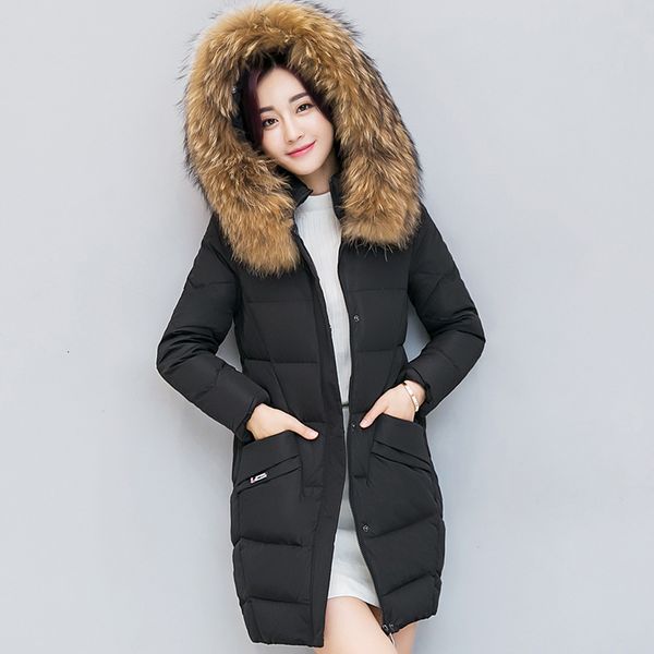 women's down & parkas 2021 winter zipper jacket short women's warm parkas down cotton, Black