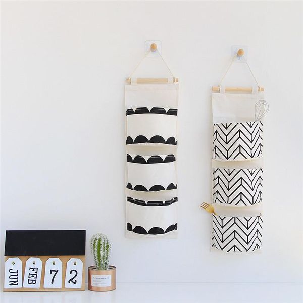 black white pattern cotton linen hanging storage bag 3 pockets wall mounted wardrobe hang pouch cosmetic toys organizer boxes & bins
black white pattern cotton linen hanging storage bag 3 pockets wall mounted wardrobe hang pouch cosmetic toys organizer boxes & bins