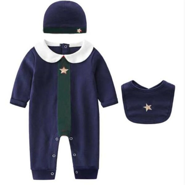 newborn baby cotton romper toddle infant bodysuit children one-piece onesies jumpsuits +bibs + cap kids baby clothes, Blue
newborn baby cotton romper toddle infant bodysuit children one-piece onesies jumpsuits +bibs + cap kids baby clothes, Blue