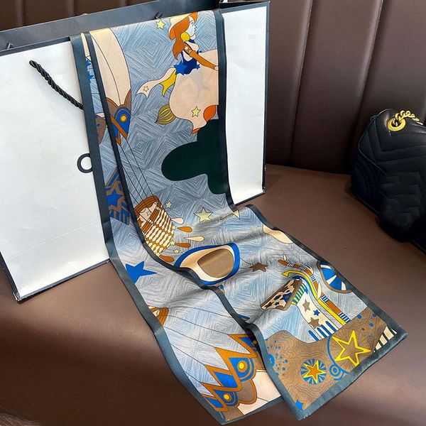 scarves 100% silk scarf bandana women long wrap satin mulberry spring 2021 fashion luxury headband hijab shawls, Blue;gray
scarves 100% silk scarf bandana women long wrap satin mulberry spring 2021 fashion luxury headband hijab shawls, Blue;gray