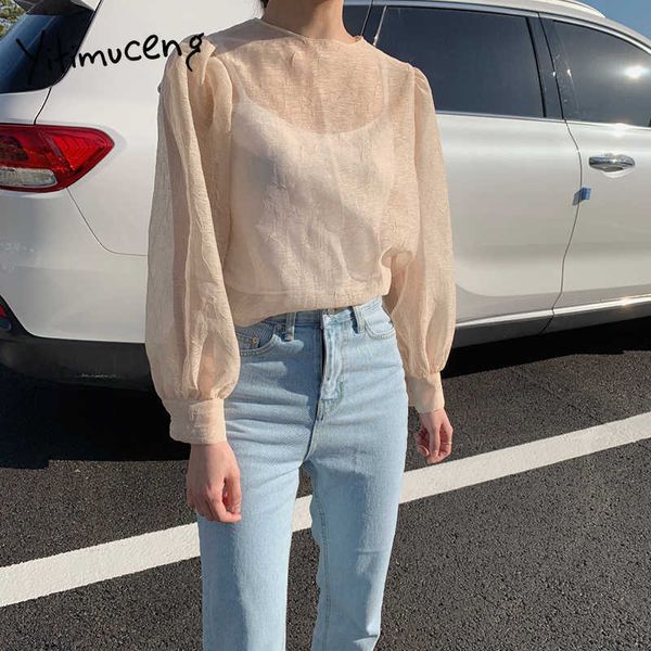 yitimuceng muslim blouse women oversized shirts korean fashion long puff sleeve unicolor beige black spring summer 210601, White
yitimuceng muslim blouse women oversized shirts korean fashion long puff sleeve unicolor beige black spring summer 210601, White