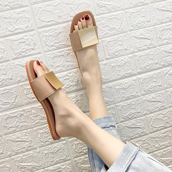 slippers beach summer flat slides women solid shallow open toe outside ladies shoes, Black
slippers beach summer flat slides women solid shallow open toe outside ladies shoes, Black