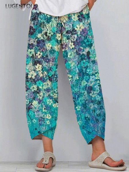 women's pants & capris women casual elastic waist loose spring summer thin print female fashion street straight long lugentolo, Black;white
women's pants & capris women casual elastic waist loose spring summer thin print female fashion street straight long lugentolo, Black;white
