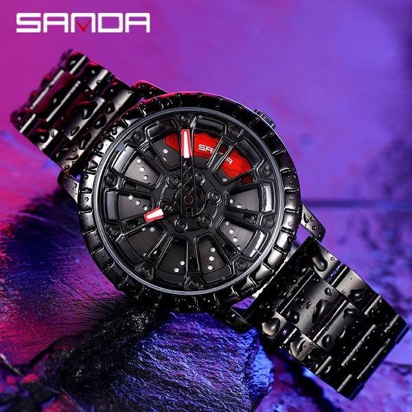 men fashion sell car rim wristwatch 360 degree rotating wheel dial watches stainless waterproof sport quartz clock wristwatches, Slivery;brown
men fashion sell car rim wristwatch 360 degree rotating wheel dial watches stainless waterproof sport quartz clock wristwatches, Slivery;brown