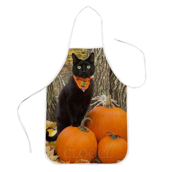 aprons cloocl halloween theme black cat pumpkins festival party kitchen men women home baking textile
aprons cloocl halloween theme black cat pumpkins festival party kitchen men women home baking textile