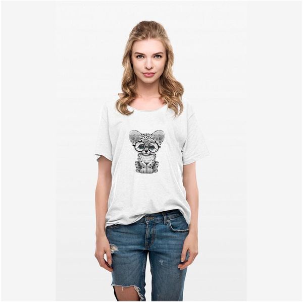 women's t-shirt spring women t shirts painted raccoon graphic cool gray little cheetah streetwear shirt hipster, White
women's t-shirt spring women t shirts painted raccoon graphic cool gray little cheetah streetwear shirt hipster, White