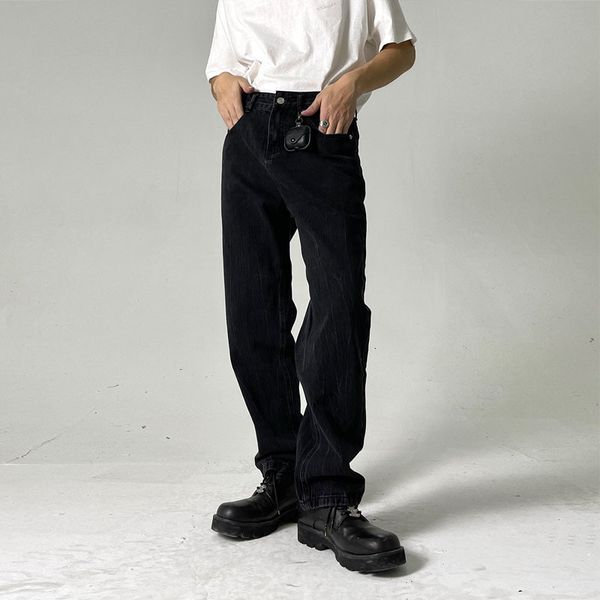 men's jeans men vintage black gray casual loose straight trousers male korea streetwear fashion hip hop denim pants bnz5, Blue
men's jeans men vintage black gray casual loose straight trousers male korea streetwear fashion hip hop denim pants bnz5, Blue
