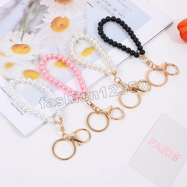 creative bracelet style keychain imitation pearl round beads key chain bag hanging pendant keyring accessories jewelry gifts, Slivery;golden
creative bracelet style keychain imitation pearl round beads key chain bag hanging pendant keyring accessories jewelry gifts, Slivery;golden