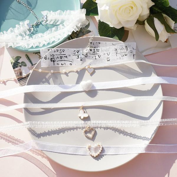 chokers cute harajuku white lace necklaces for women girl boho flower charms chian jewelry, Golden;silver
chokers cute harajuku white lace necklaces for women girl boho flower charms chian jewelry, Golden;silver
