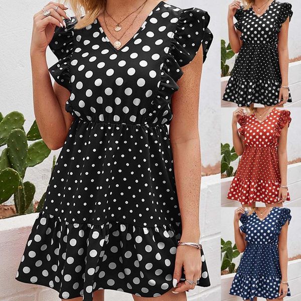 casual dresses fashion women's dress ladies v-neck sleeveless dots belt flowers print a-line summer mini vestidos, Black;gray
casual dresses fashion women's dress ladies v-neck sleeveless dots belt flowers print a-line summer mini vestidos, Black;gray