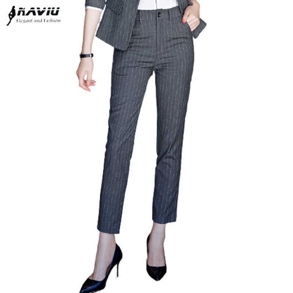 casual stripe trousers fashion temperament professional slim formal work pencil pants 210604, Black;white
casual stripe trousers fashion temperament professional slim formal work pencil pants 210604, Black;white