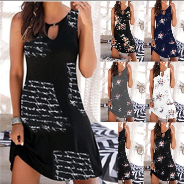 fashion dress 2021 temperament commuting flower print v-neck women's sleeveless, White;black
fashion dress 2021 temperament commuting flower print v-neck women's sleeveless, White;black