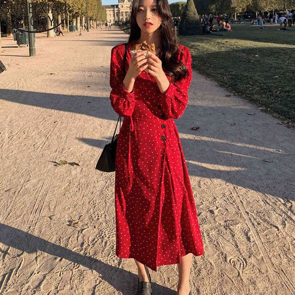 women autumn and winter sweet v-neck lace a-line high waist dot chiffon sleeve dress midi long dresses 10149 210417, Black;gray
women autumn and winter sweet v-neck lace a-line high waist dot chiffon sleeve dress midi long dresses 10149 210417, Black;gray