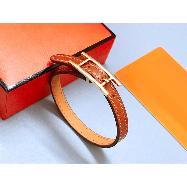 2019 new jewelry bracelet for woman stainless steel real leather bangle fashion h classic bracelets silver bangle designer brand jewelrys, Black
2019 new jewelry bracelet for woman stainless steel real leather bangle fashion h classic bracelets silver bangle designer brand jewelrys, Black