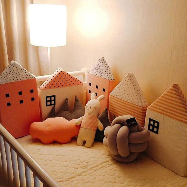 4pcs/set baby bedding little house bumpers crib cot born kids children bed protector pillow cushion room decoration sets
4pcs/set baby bedding little house bumpers crib cot born kids children bed protector pillow cushion room decoration sets
