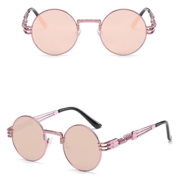 sunglasses retro metal round frame men women punk vintage polarized sun protective glasses spectacles male famale, White;black
sunglasses retro metal round frame men women punk vintage polarized sun protective glasses spectacles male famale, White;black