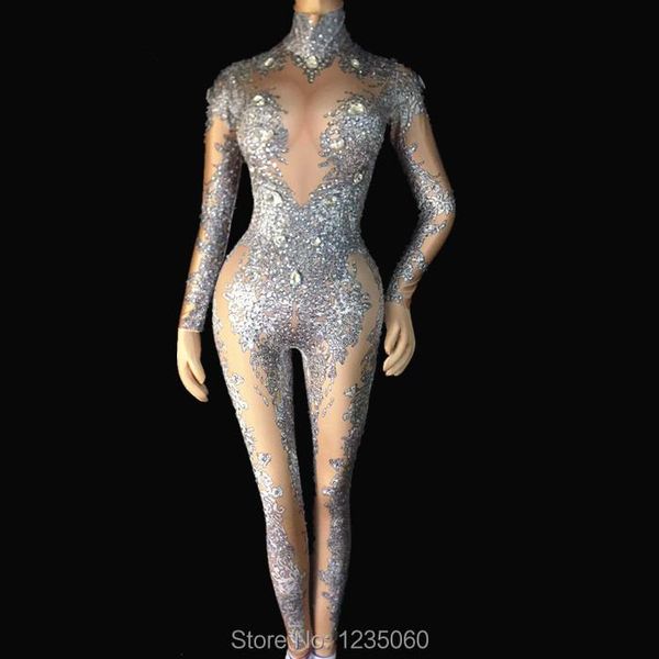 party decoration 2021 women's rhinestones bodysuit stage outfit female singer gray leggings nightclub nude crystals costume dance jumps
party decoration 2021 women's rhinestones bodysuit stage outfit female singer gray leggings nightclub nude crystals costume dance jumps