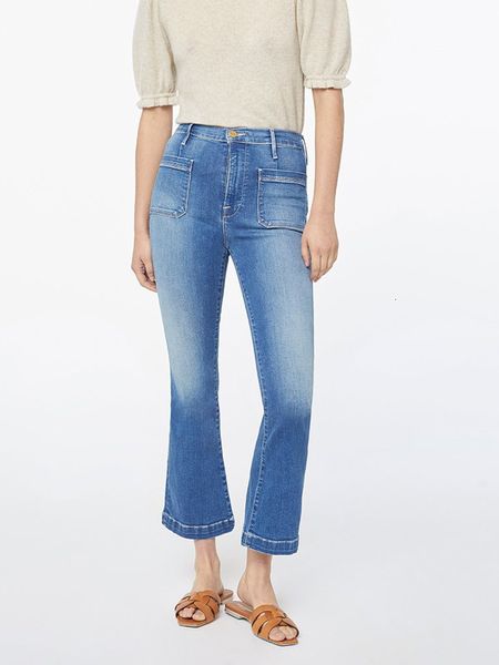 jean women light blue jeans high waist double pockets stretch micro flared female ankle-length pants early autumn
jean women light blue jeans high waist double pockets stretch micro flared female ankle-length pants early autumn