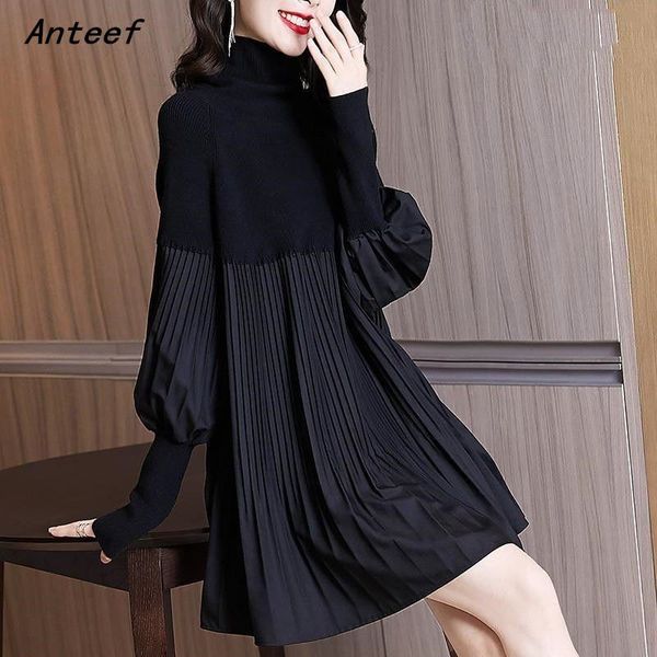 casual dresses long sleeve plus size knitted vintage women loose mini short autumn sweater dress elegant clothes 2021 ladies, Black;gray
casual dresses long sleeve plus size knitted vintage women loose mini short autumn sweater dress elegant clothes 2021 ladies, Black;gray