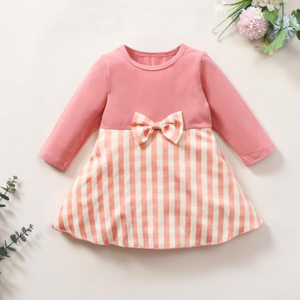 girl's dresses 2021 fall baby girls dress for 0-2y born casual stripe cotton long sleeve toddler girl clothes infant clothing vestidos, Red;yellow
girl's dresses 2021 fall baby girls dress for 0-2y born casual stripe cotton long sleeve toddler girl clothes infant clothing vestidos, Red;yellow